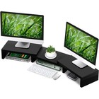 Ergonomic Monitor Riser Stand Adjustable Desk Organizer Dual Triple Monitors New