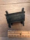 Vintage Chinese Bronze Tripods  Set Of 5 Unique Vessels  Miniature Reproductions