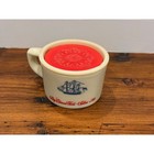 Vintage Old Spice Shaving Mug Ship Recovery Salem 1794 Milk Glass With Lid Soap