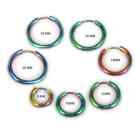 2pcs Women Men Stainless Steel Huggie Earrings Lip Cartilage Hoop Piercing Nose
