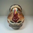 Turkey Covered Dish Thanksgiving Tureen Hand Painted Vintage Japan Ceramic