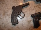 Antique Toy Gun Lot Cast Iron National Cap Gun Working