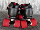 Riedell Dart Quad Roller Derby Speed Skates Red Black Red Wheels Size 5