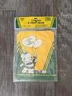 Vintage 1988 Crayola Birthday Party Set     Plates  Treat Bags   Gift Wrap    Sealed