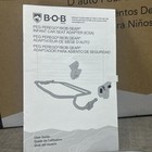 Bob Gear Single Jogging Stroller Adapter For Peg Perego Infant Car Seat Gray