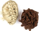 Crafting Doll Wigs 15  Lot Of 2 New Auburn And Ashe Blonde