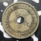 1908 Belgian Congo 5 Centimes Lot jm8958 Key Date 