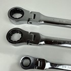 Gearwrench 3 4-11 16-3 8 Sae Lot Of 3 Ratcheting Wrench Set