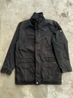 Vintage Fjallraven G-1000 Field Black Parka Outdoor Utility Jacket Size S