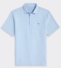 Vineyard Vines Men   s Solid Sankaty Polo Shirt Size Large Jake Blue Golf Nwt