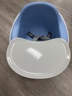 Bumbo Baby Toddler Soft Foam Multi Seat With Tray And Buckle Straps  Cool Gray