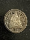 1848 Medium Date Seated Liberty Half Dime G ag