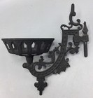 Antique Oil Lamp Cast Iron Wall Swing Arm C5 No1