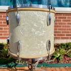 1930s Slingerland Barrett Deems 12x14 Radio King Tom Drum White Marine Pearl W 