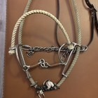 Rope Draw Gag Combo Bit With Leather Crown