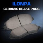 Front Rear Ceramic Disc Brake Pads Set For Jeep Wrangler 2007-2017  Wrangler    