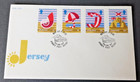Jersey 1975 Tourism Set And Miniature Sheet First Day Cover
