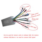 600w High Power Electric Dc 12v 24v 30a Brushless Dc Motor Speed Controller Hall