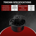 Vetmor Hvac Heater Blower Motor W fan For Hyundai Kona Venue   Kia Soul Seltos