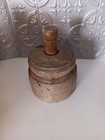 Primitive Antique Farmhouse Kitchen Pineapple Butter Mold Biscuit Stamp