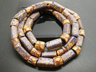 Antique Venetian Millefiori African Trade Bead Necklace Strand 32 