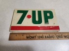 Vintage 7 Up Sign 8  X 5  Plastic Insert For A Beverage Center Metal Sign