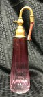 Art Deco French Cristalleries De Nancy Cranberry Perfume Bottle