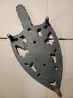 Antique vintage Sad Iron Trivet Rustic Primitive Footed Cast Iron Ironing Trivet