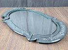 Venetian Mirrored Perfume Vanity Tray  Beveled Floral Etching 20  X 12 