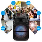 12  15  Portable 5000w Bluetooth Speaker Subwoofer Heavy Bass Sound Pa System Fm
