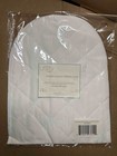 Utility By Tadpoles Moses Basket Fitted Cover 30    X 12    White New