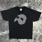 Vintage Phantom Of The Opera Shirt Mens Large 90s Movie Promo Theatre Mask Black