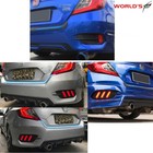 Led Reflector Rear Bumper Tail Brake Light Lamp For Honda Civic Sedan 2016-2020