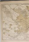 Antique Detailed Color Litho Map Plan Washington  D c  Johnson  Cyclopaedia 1897