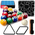 31 Pcs Pool Table Balls Billiard Accessory Kit With 16 Table Balls 1 Black