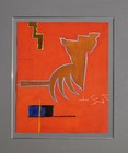 Patrick Shields Original Mixed Media Painting Los Angeles California Abstraction