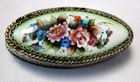 Vintage Unique Russian Enamel Hand Painted Box With Lid Beautiful Metalwork  52