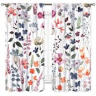 Tkuyo Floral Pink 84 x84  Curtains 2 Panels