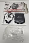 Vtg Sony Discman D-141 Black Mega Bass Portable Compact Cd Walkman Player Works