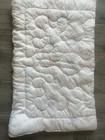 Vintage Nursery Baby Toddler Sleeping Bag Blanket Satin Blue Pink Kittens 30x20   