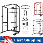Power Cage Power Rack With Pulley System Squat Rack Full-body Training Home Gym