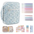 Quilted Bible Cover Case For Women  Large Floral Style C - Patterned Cotton