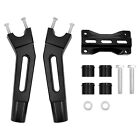 Pullback 10  Riser Clamp For Harley 1  1 25  Handlebar Softail Fat Boy 1995-2015