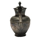 Antique James Dixon   Sons Epbm Coffee Pot Victorian Engraved Silver Plate