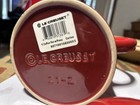     le Creuset Stoneware French Press Coffee Maker Cerise Red Lid Plunger
