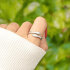 To My Daughter Hug Hope Rings  I Love You Foreve Motivational Stainless Steel Sp