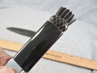 Antique Sgian Dubh Scottish Kilt Dagger Dirk Knife  Thistle Carved Horn Grip