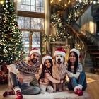 Christmas Photography Backdrop Winter Christmas Eve Fireplace Decorations Chr   