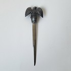 Vintage Metal Eagle Letter Opener Heavy Perched Bird Open Wings Patriotic Usa