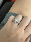 Engagement Ring And Wedding Band Set